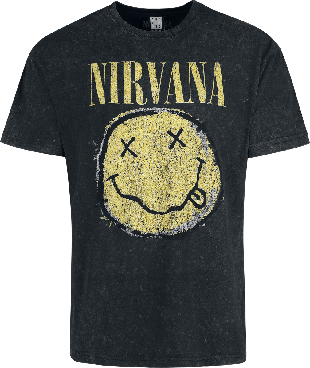 T-Shirt Manches courtes  de Nirvana - Amplified Collection - Split - XS à L - pour Homme - anthracite - Nirvana - View 2