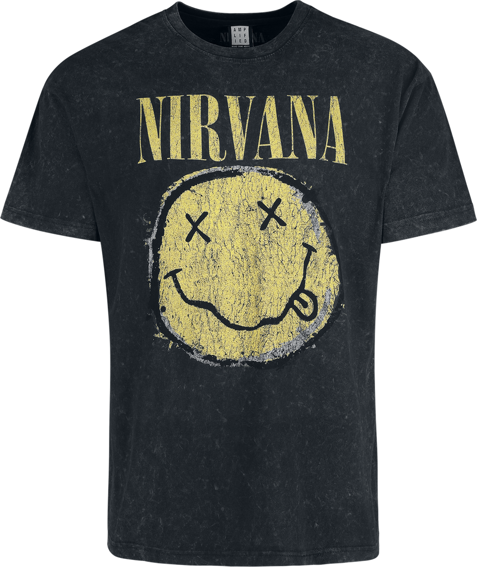 T-Shirt Manches courtes  de Nirvana - Amplified Collection - Split - XS à L - pour Homme - anthracite - Nirvana - View 2