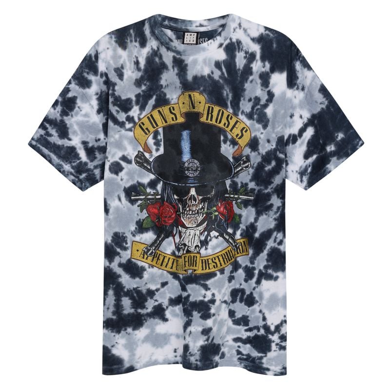 T-Shirt Manches courtes  de Guns N' Roses - Amplified Collection - Tophat Skull - XS à 3XL - pour Homme - multicolore - Guns N' Roses