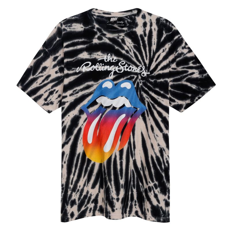 T-Shirt Manches courtes  de The Rolling Stones - Amplified Collection - Rainbow Tongue - XS à XXL - pour Homme - multicolore - The Rolling Stones