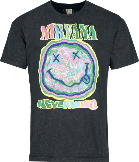 T-Shirt Manches courtes  de Nirvana - Amplified Collection - Scribble - XS à 3XL - pour Homme - anthracite - Nirvana - View 2