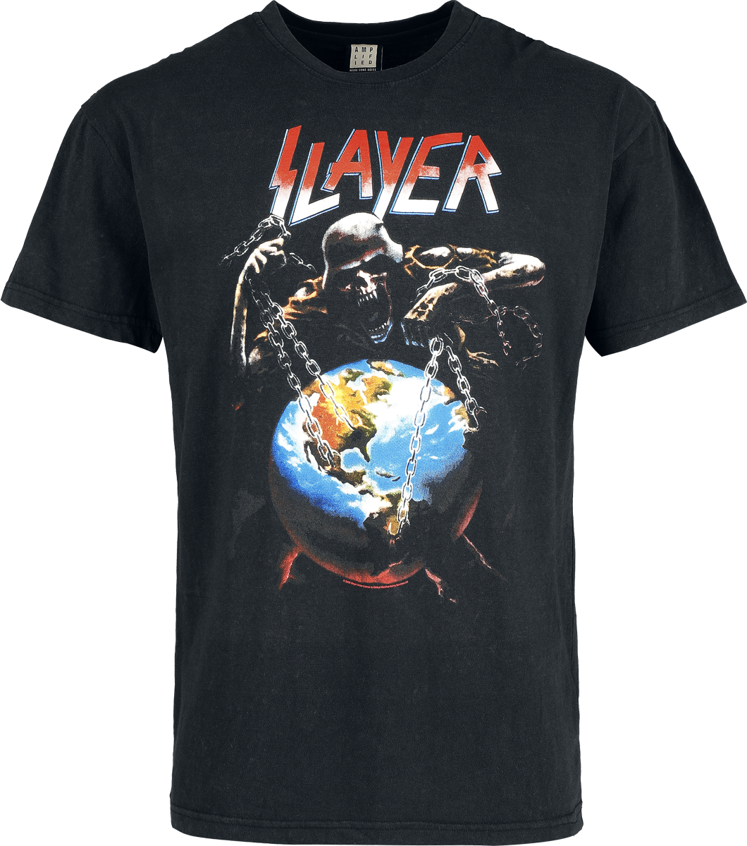 T-Shirt Manches courtes  de Slayer - Amplified Collection - Intourvention - XS à XXL - pour Homme - anthracite - Slayer - View 2