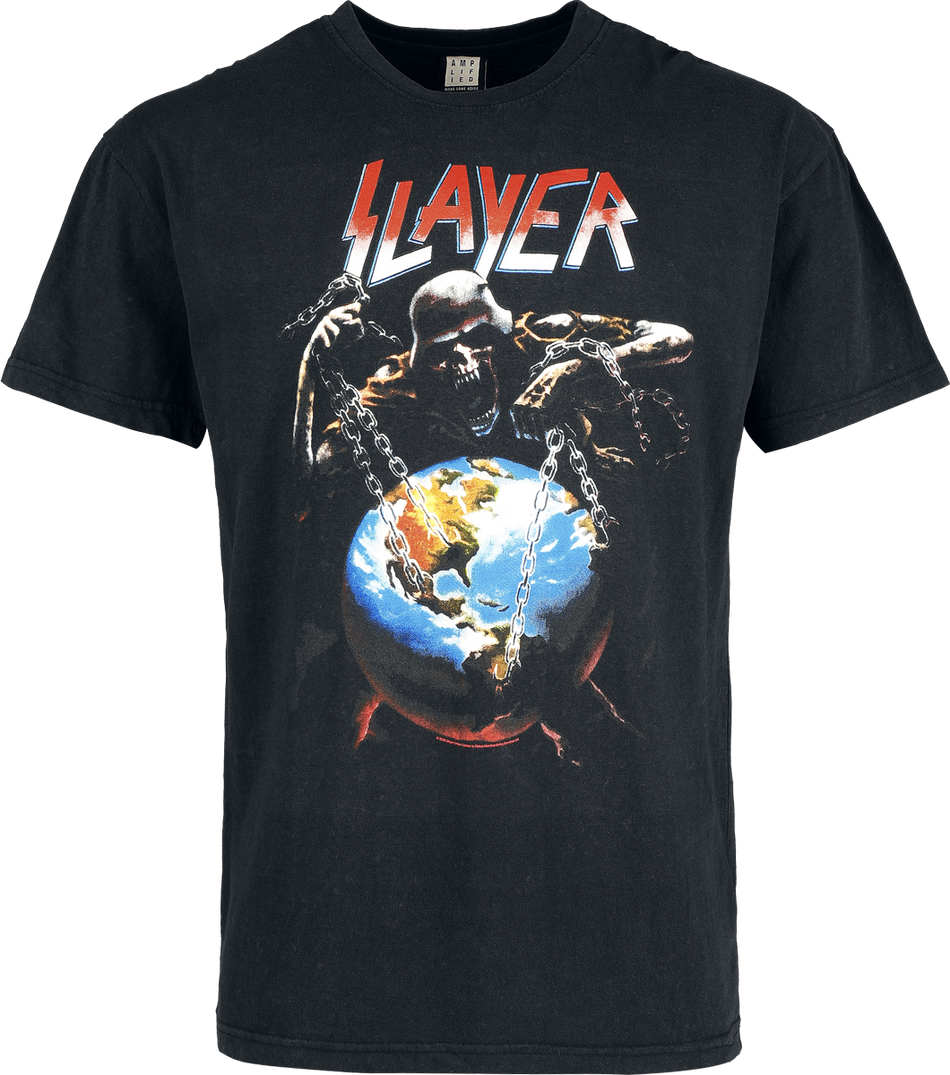 T-Shirt Manches courtes  de Slayer - Amplified Collection - Intourvention - XS à XXL - pour Homme - anthracite - Slayer - View 2