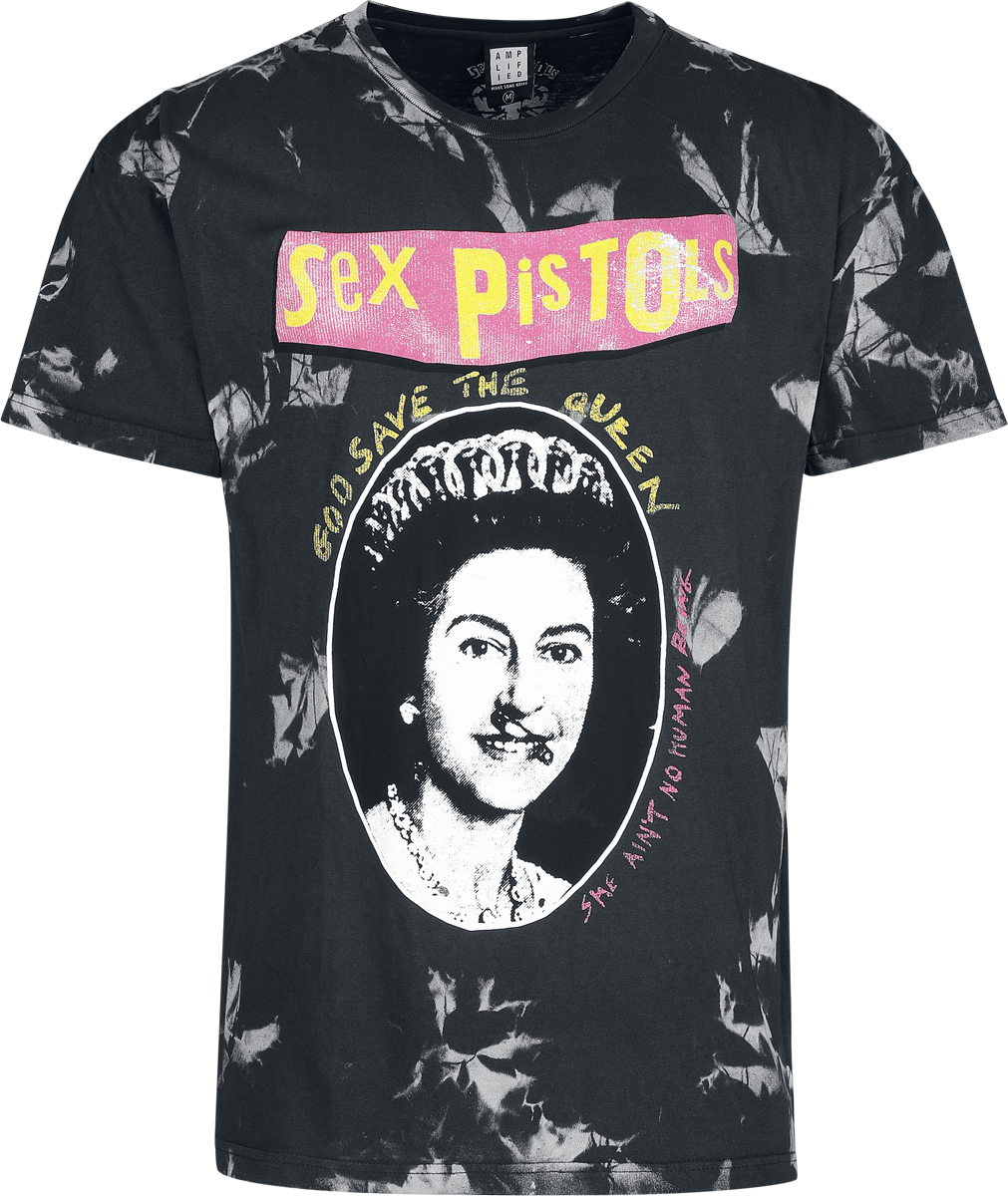 T-Shirt Manches courtes  de Sex Pistols - Amplified Collection - God Save The Queen Logo - XS à XXL - pour Homme - multicolore - Sex Pistols - View 2