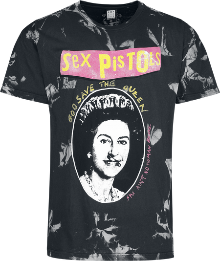 T-Shirt Manches courtes  de Sex Pistols - Amplified Collection - God Save The Queen Logo - XS à XXL - pour Homme - multicolore - Sex Pistols - View 2