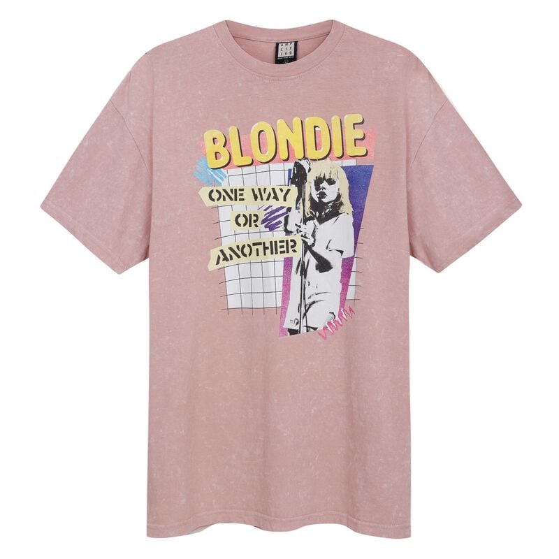 T-Shirt Manches courtes  de Blondie - Amplified Collection - One Way - XS à 3XL - pour Homme - rose clair - Blondie