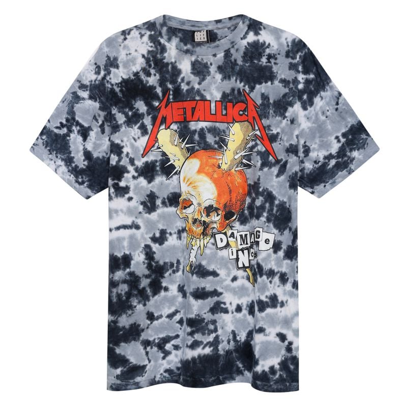 T-Shirt Manches courtes  de Metallica - Amplified Collection - Damage Inc Tour 1986 - XS à XXL - pour Homme - multicolore - metallica