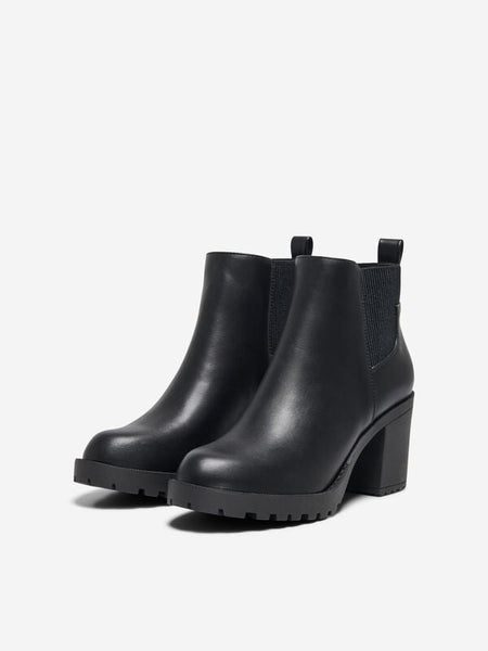Bottes  de Only - ONLBARBARA HEELED BOOTIE NOOS - EU36 à EU41 - pour Femme - noir - Only