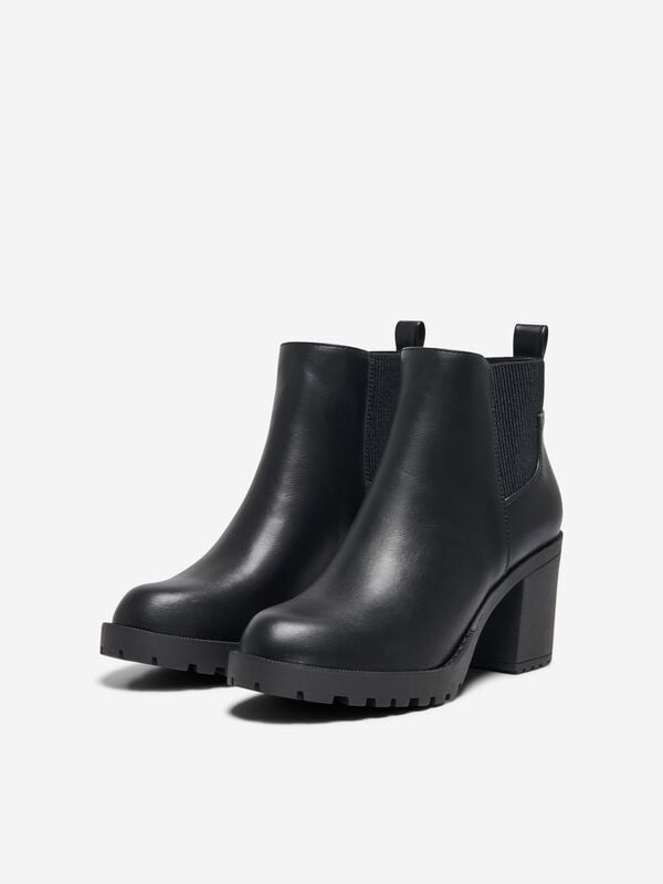 Bottes  de Only - ONLBARBARA HEELED BOOTIE NOOS - EU36 à EU41 - pour Femme - noir - Only