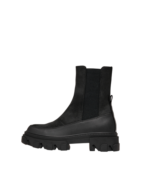 Bottes  de Only - ONLTOLA-1 NUBUCK PU CHUNKY BOOT - NOOS - EU36 à EU41 - pour Femme - noir - Only - View 2