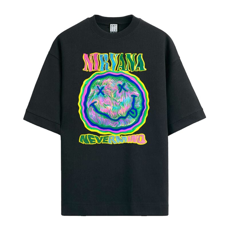 T-Shirt Manches courtes  de Nirvana - Amplified Collection - Scribble - S à XXL - pour Homme - noir - Nirvana