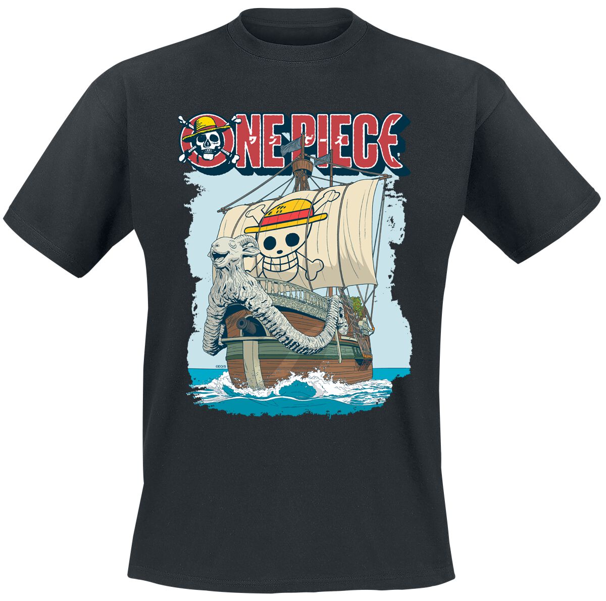 T-Shirt Manches courtes  de One Piece - Going Merry - S à XXL - pour Homme - blanc - One Piece