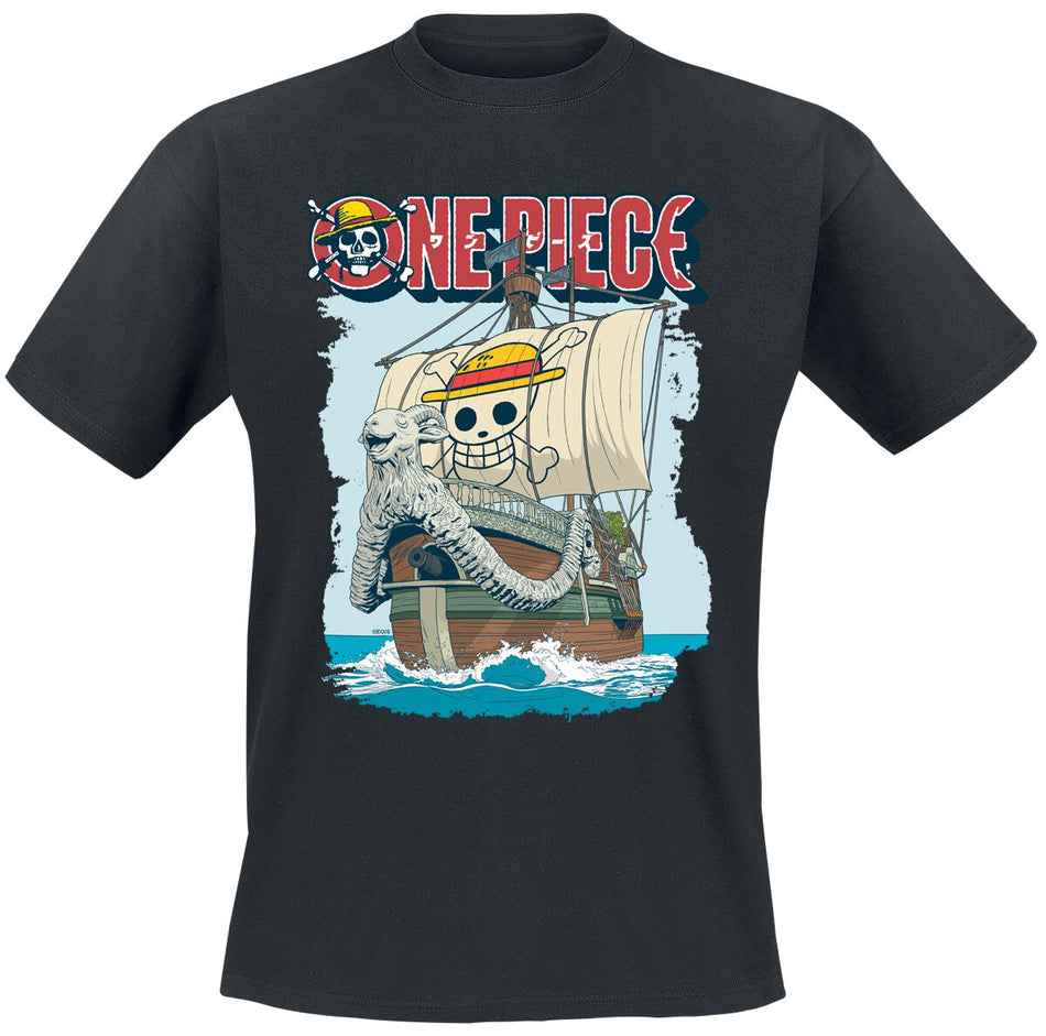 T-Shirt Manches courtes  de One Piece - Going Merry - S à XXL - pour Homme - blanc - One Piece