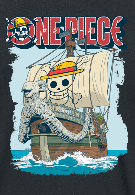 T-Shirt Manches courtes  de One Piece - Going Merry - S à XXL - pour Homme - blanc - One Piece - View 2
