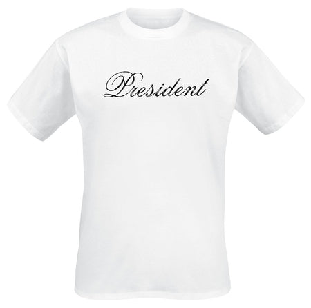 T-Shirt Manches courtes  de President - King Of Terrors - S à XXL - pour Homme - blanc - President