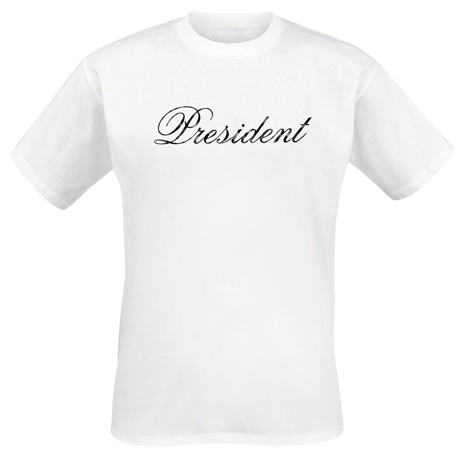 T-Shirt Manches courtes  de President - King Of Terrors - S à XXL - pour Homme - blanc - President