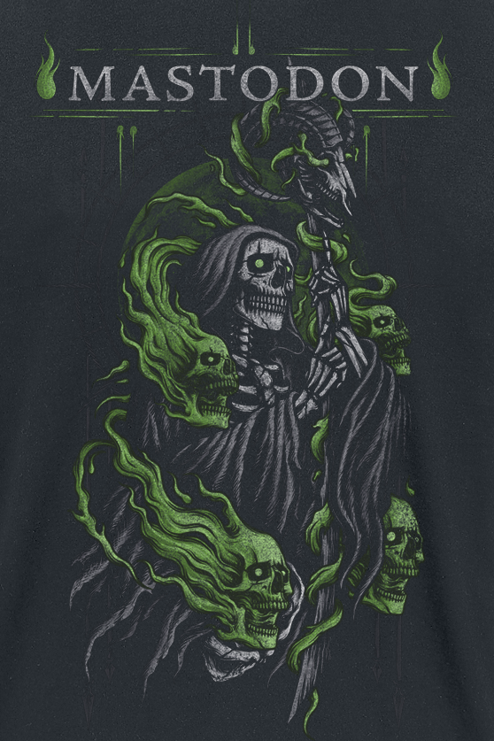 T-Shirt Manches courtes  de Mastodon - Dicky Reaper - M à 3XL - pour Homme - noir - Mastodon - View 2