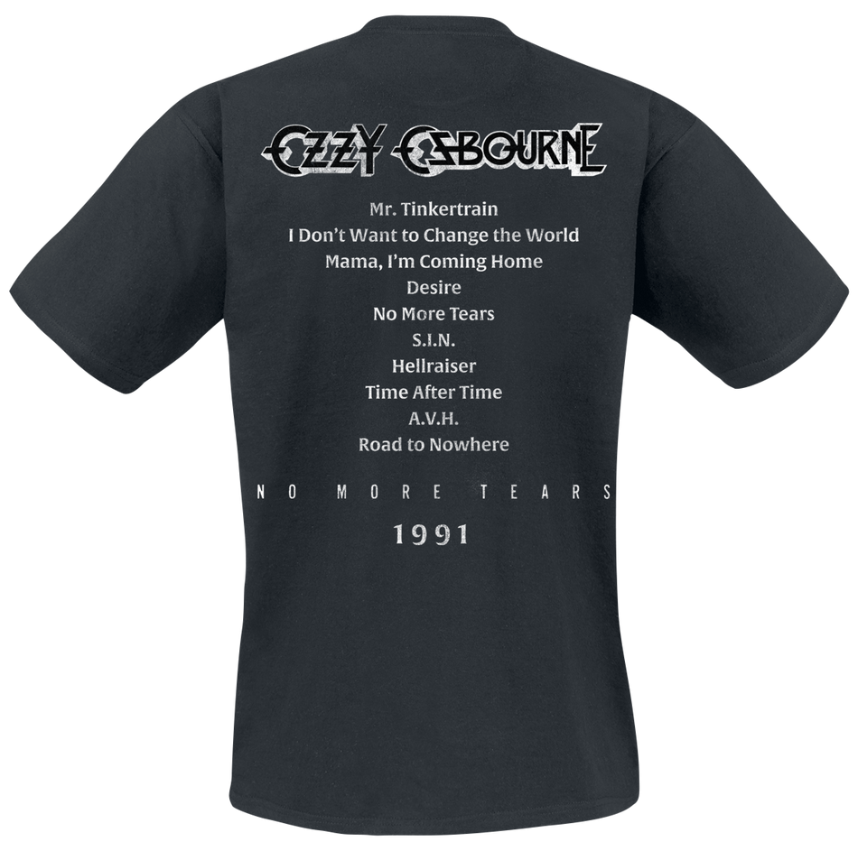 T-Shirt Manches courtes  de Ozzy Osbourne - Tears Tribute - S à 5XL - pour Homme - noir - Ozzy Osbourne - View 2