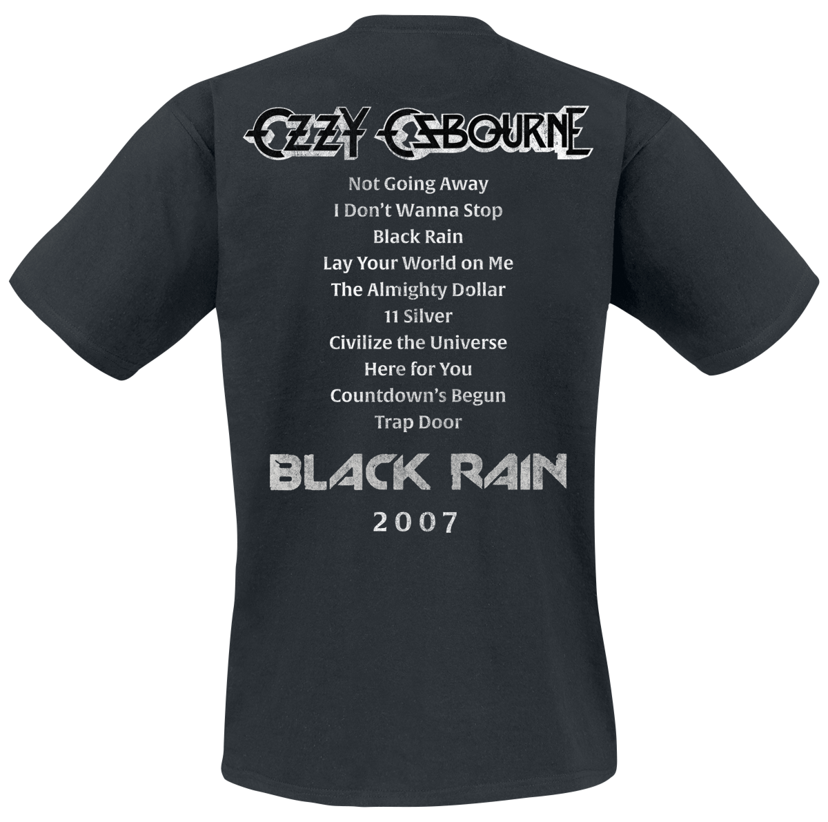 T-Shirt Manches courtes  de Ozzy Osbourne - Black Rain Tribute - S à 5XL - pour Homme - noir - Ozzy Osbourne - View 2