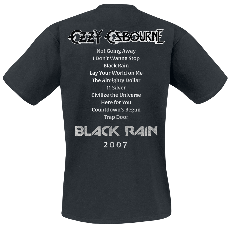 T-Shirt Manches courtes  de Ozzy Osbourne - Black Rain Tribute - S à 5XL - pour Homme - noir - Ozzy Osbourne - View 2