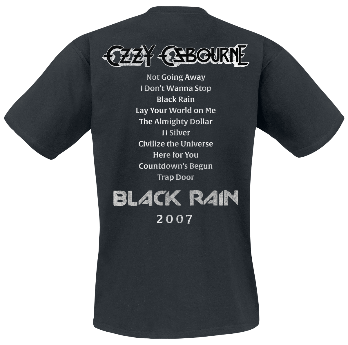 T-Shirt Manches courtes  de Ozzy Osbourne - Black Rain Tribute - S à 5XL - pour Homme - noir - Ozzy Osbourne - View 2