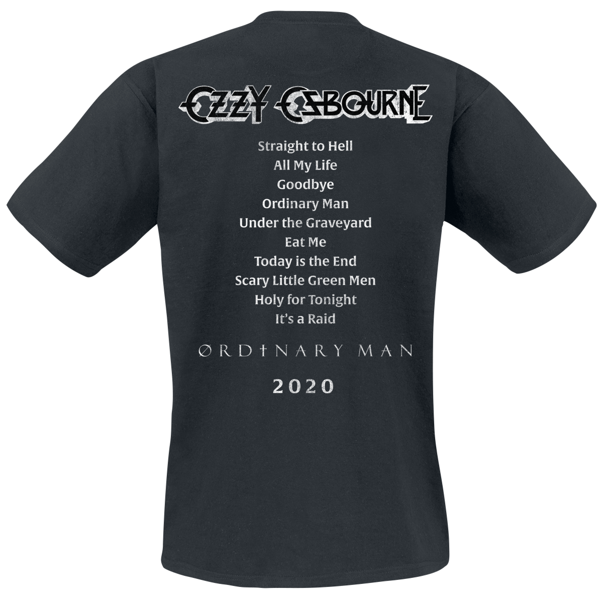 T-Shirt Manches courtes  de Ozzy Osbourne - Ordinary Man Tribute - S à 5XL - pour Homme - noir - Ozzy Osbourne - View 2