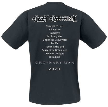 T-Shirt Manches courtes  de Ozzy Osbourne - Ordinary Man Tribute - S à 5XL - pour Homme - noir - Ozzy Osbourne - View 2