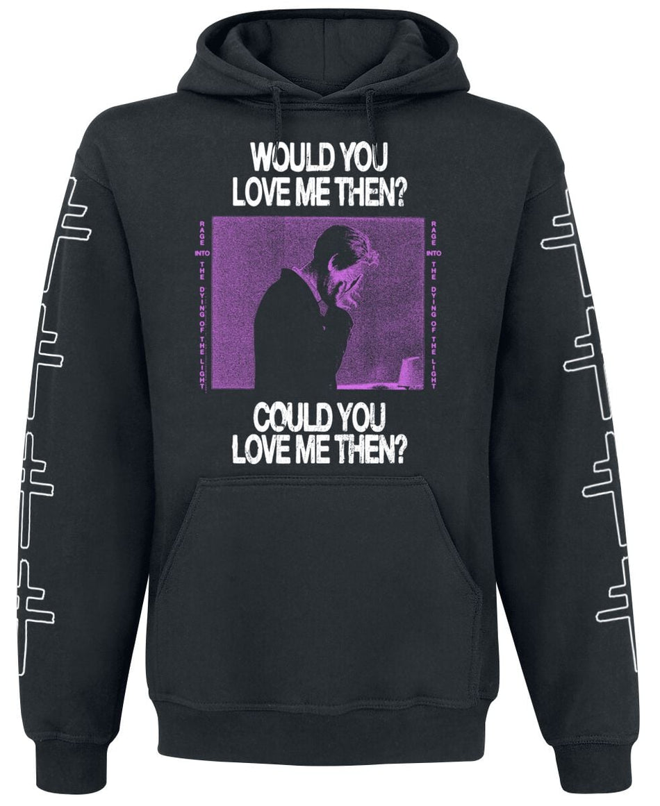 Sweat-shirt à capuche  de President - Love Me - S à XXL - pour Homme - noir - President