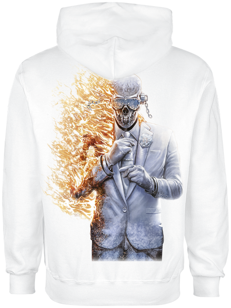 Sweat-shirt à capuche  de Megadeth - Album 17 Cover - S à 5XL - pour Homme - blanc - Megadeth - View 2