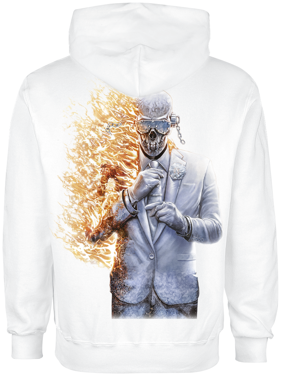 Sweat-shirt à capuche  de Megadeth - Album 17 Cover - S à 5XL - pour Homme - blanc - Megadeth - View 2