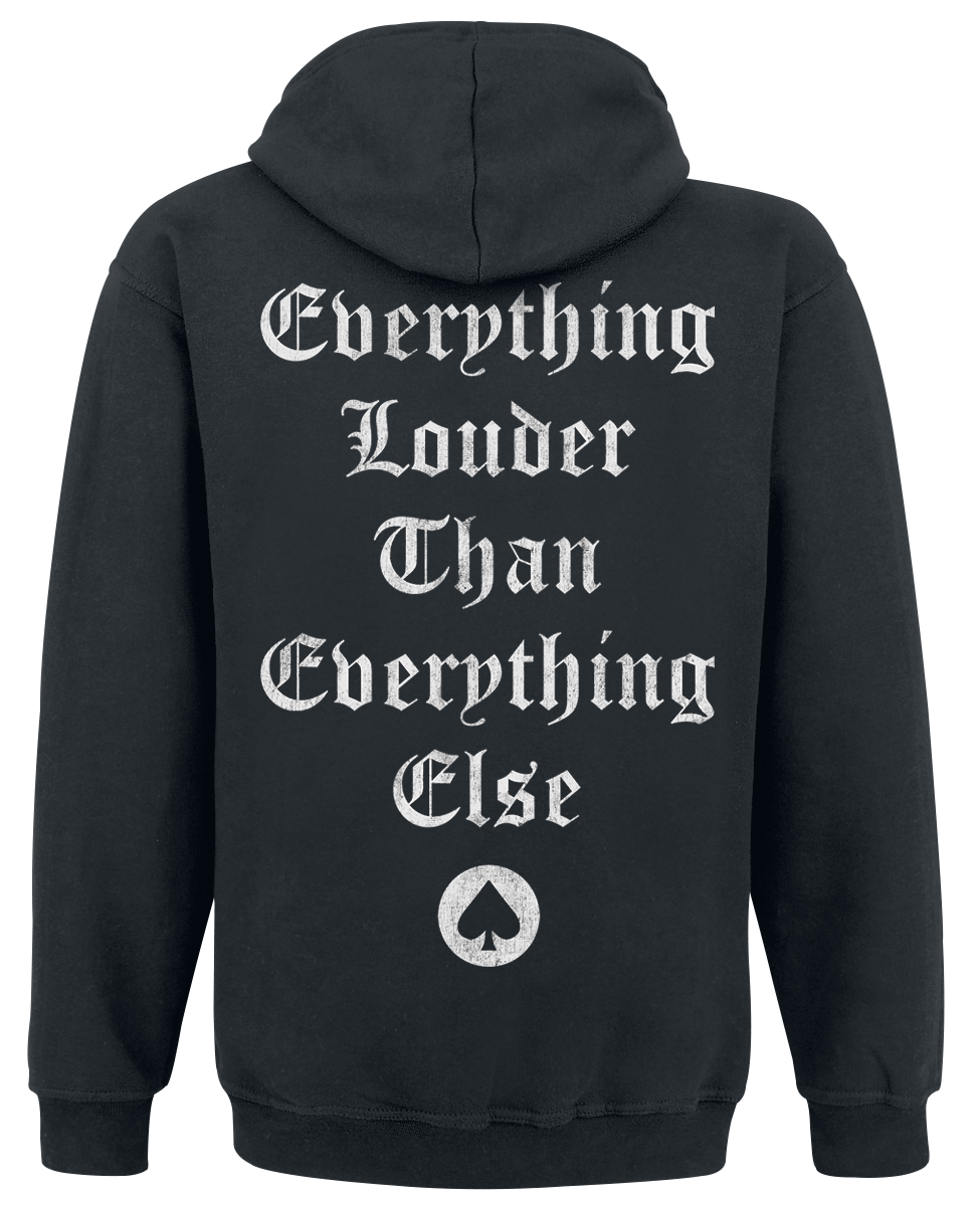 Sweat-shirt à capuche  de Motörhead - Everything Louder - S à 5XL - pour Homme - noir - Motörhead - View 2