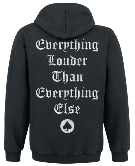 Sweat-shirt à capuche  de Motörhead - Everything Louder - S à 5XL - pour Homme - noir - Motörhead - View 2