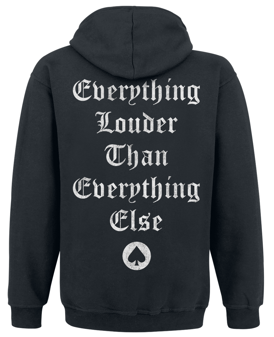 Sweat-shirt à capuche  de Motörhead - Everything Louder - S à 5XL - pour Homme - noir - Motörhead - View 2