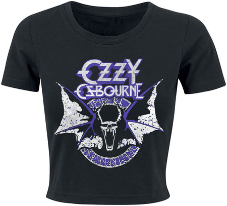 T-Shirt Manches courtes  de Ozzy Osbourne - Bat - S à 3XL - pour Femme - noir - Ozzy Osbourne