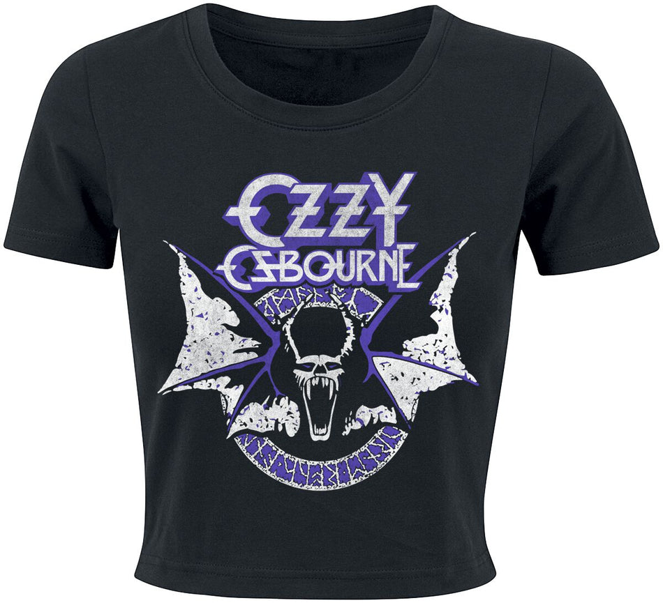 T-Shirt Manches courtes  de Ozzy Osbourne - Bat - S à 3XL - pour Femme - noir - Ozzy Osbourne