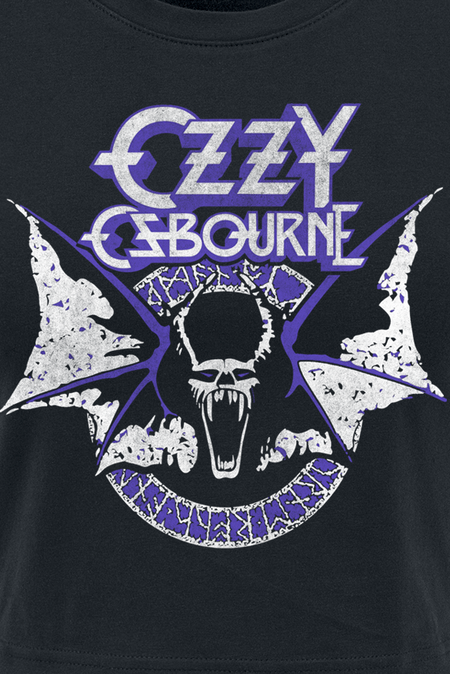 T-Shirt Manches courtes  de Ozzy Osbourne - Bat - S à 3XL - pour Femme - noir - Ozzy Osbourne - View 2