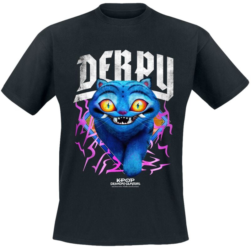T-Shirt Manches courtes  de KPop Demon Hunters - Demon Patterns - S à 5XL - pour Unisexe - noir - KPop Demon Hunters