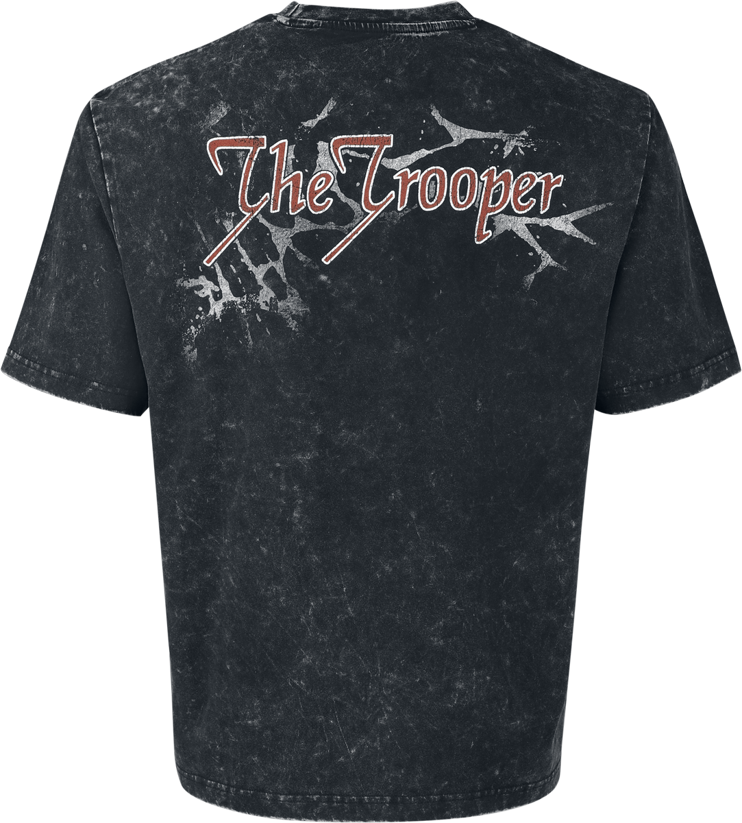 T-Shirt Manches courtes  de Iron Maiden - Crossed Flags - S à XXL - pour Homme - anthracite - Iron Maiden - View 2