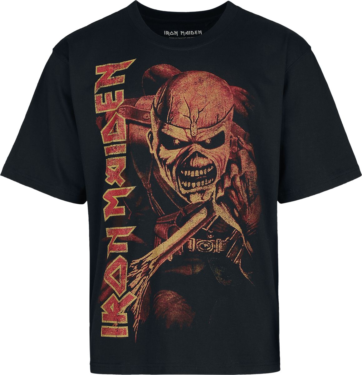 T-Shirt Manches courtes  de Iron Maiden - Big Trooper - S à XXL - pour Homme - noir - Iron Maiden