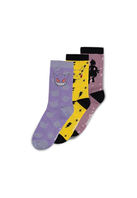 Chaussettes Gaming de Pokémon - EU39-42 à EU 43-46 - pour Homme - multicolore - Pokémon
