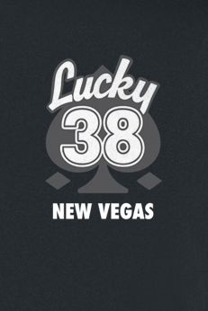 T-Shirt Manches courtes Gaming de Fallout - Lucky New Vegas - S à XXL - pour Unisexe - noir - Fallout - View 2