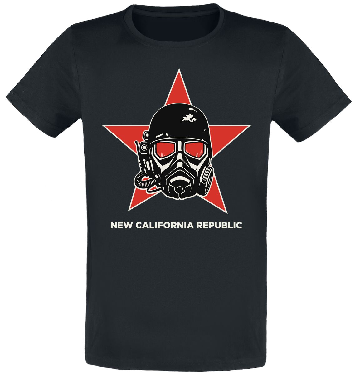 T-Shirt Manches courtes Gaming de Fallout - NCR - S à XXL - pour Unisexe - noir - Fallout