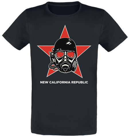 T-Shirt Manches courtes Gaming de Fallout - NCR - S à XXL - pour Unisexe - noir - Fallout