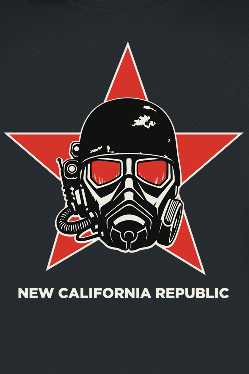 T-Shirt Manches courtes Gaming de Fallout - NCR - S à XXL - pour Unisexe - noir - Fallout - View 2