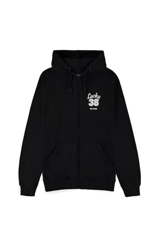 Sweat-shirt à capuche Gaming de Fallout - Lucky 38 Dés - S à XXL - pour Unisexe - noir - Fallout