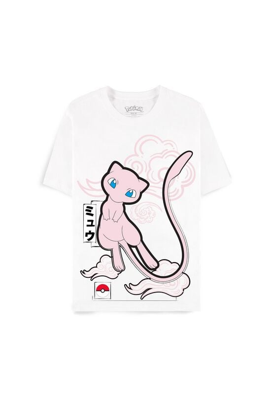 T-Shirt Manches courtes Gaming de Pokémon - Mew - S à XXL - pour Femme - blanc - Pokémon