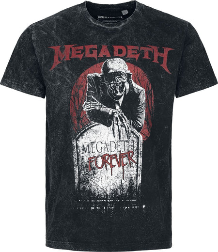 T-Shirt Manches courtes  de Megadeth - Forever - S à 4XL - pour Homme - anthracite - Megadeth
