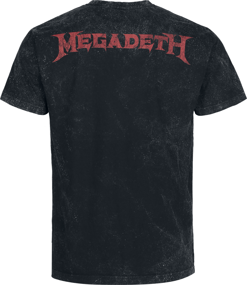 T-Shirt Manches courtes  de Megadeth - Forever - S à 4XL - pour Homme - anthracite - Megadeth - View 2