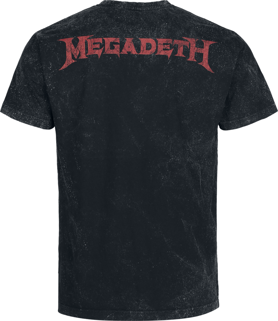 T-Shirt Manches courtes  de Megadeth - Forever - S à 4XL - pour Homme - anthracite - Megadeth - View 2