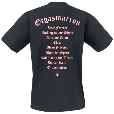T-Shirt Manches courtes  de Motörhead - Orgasmatron - 40th Anniversary - S à 3XL - pour Homme - noir - Motörhead - View 2